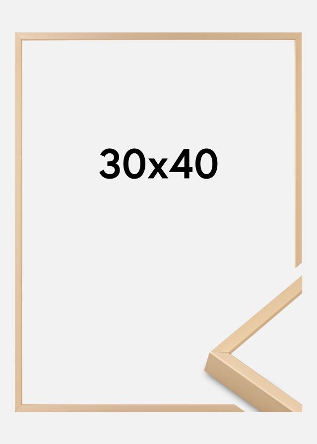 Alumínium keret Akril üveg Sárgaréz 30x40 cm