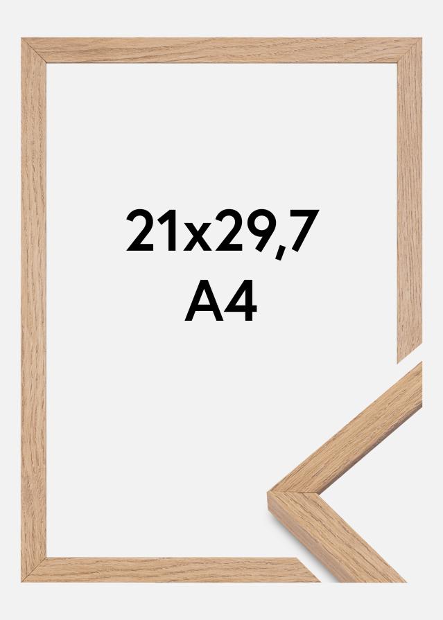 Keret Montgomery Matt Tükröződésmentes üveg Tölgy 21x29,7 cm (A4)