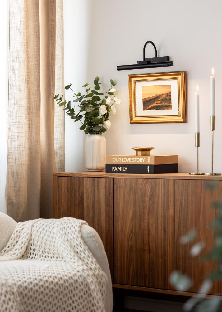 KAILA Spark Elemes Képmegvilágítás 35 cm - Fekete