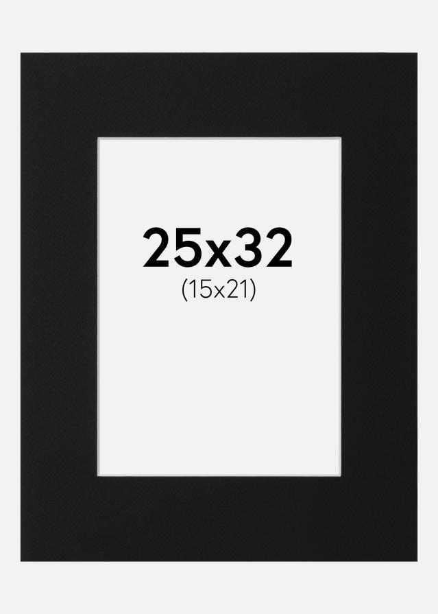 Paszpartu Fekete Standard (Fehér Mag) 25x32 cm (15x21)