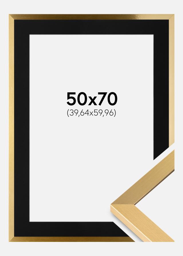 Keret Selection Arany 50x70 cm - Paszpartu Fekete 16x24 inches