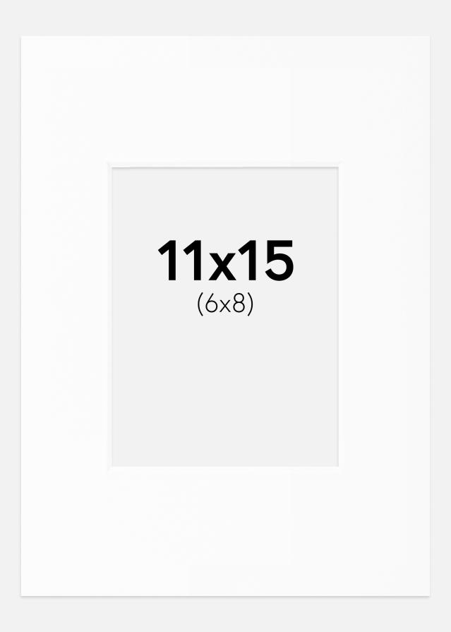 Paszpartu Fehér Standard Fehér él 11x15 cm (6x8)