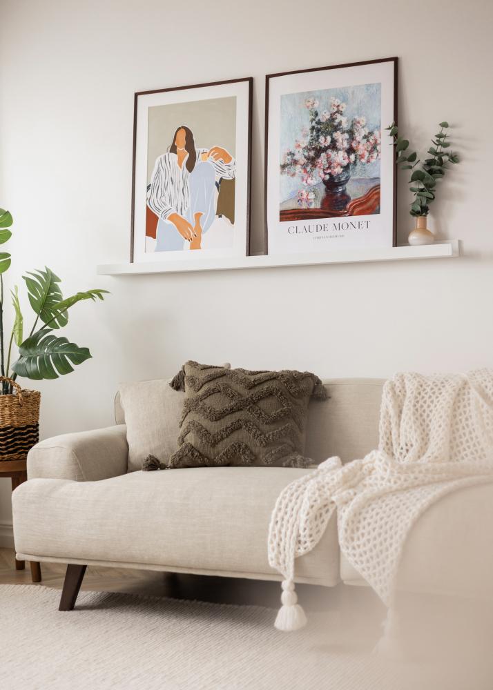 KAILA Képtartó Polc Fehér 140 cm