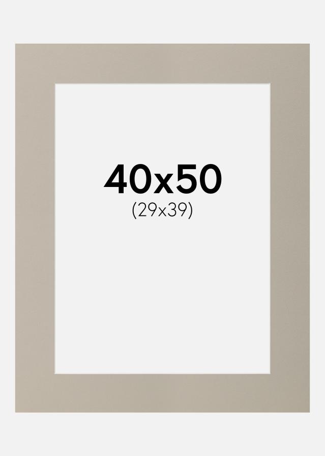 Paszpartu Gyöngyszürke 40x50 cm (29x39)