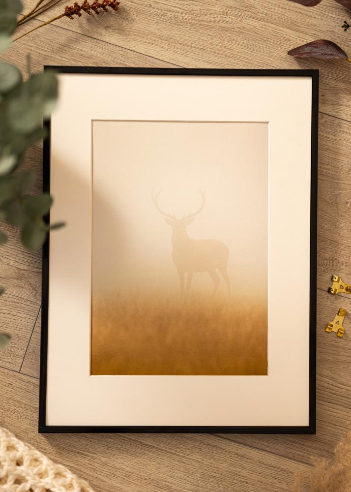 Alumínium keret Akrilüveg Fekete 60x80 cm