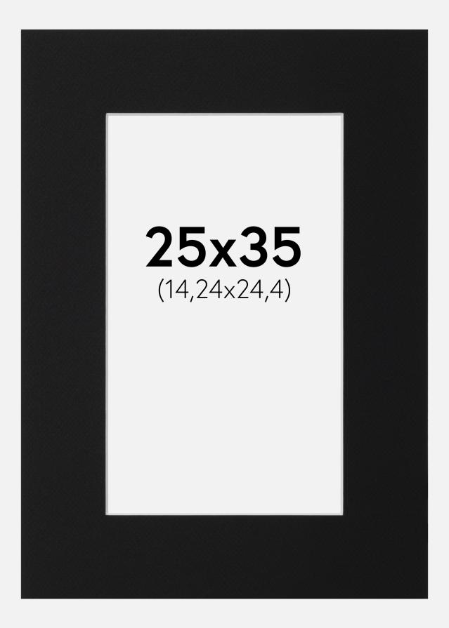 Paszpartu Fekete Standard (Fehér Mag) 25x35 cm (14,24x24,4)