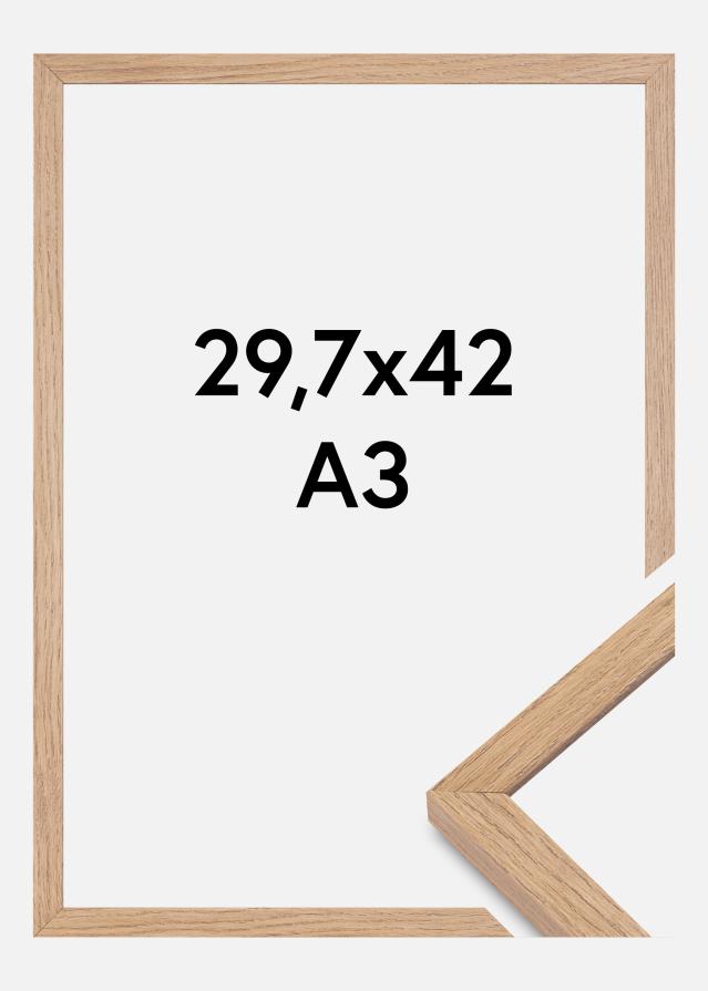 Keret Montgomery Matt Tükröződésmentes üveg Tölgy 29,7x42 cm (A3)