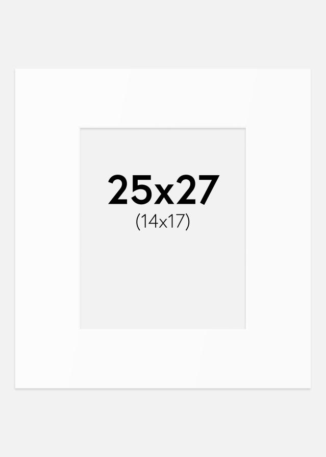 Paszpartu Standard fehér (fehér mag) 25x27 cm (14x17)