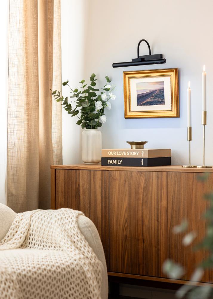 KAILA Spark Elemes Képmegvilágítás 35 cm - Fekete