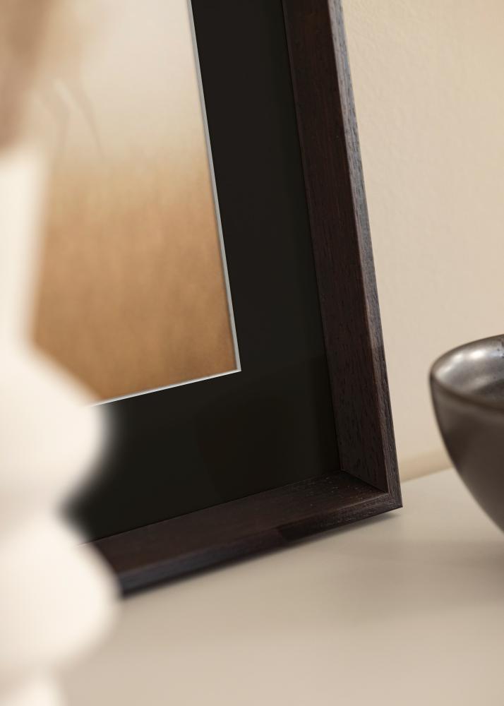 Keret Globe Espresso 50x60 cm - Paszpartu Fekete 35x45 cm