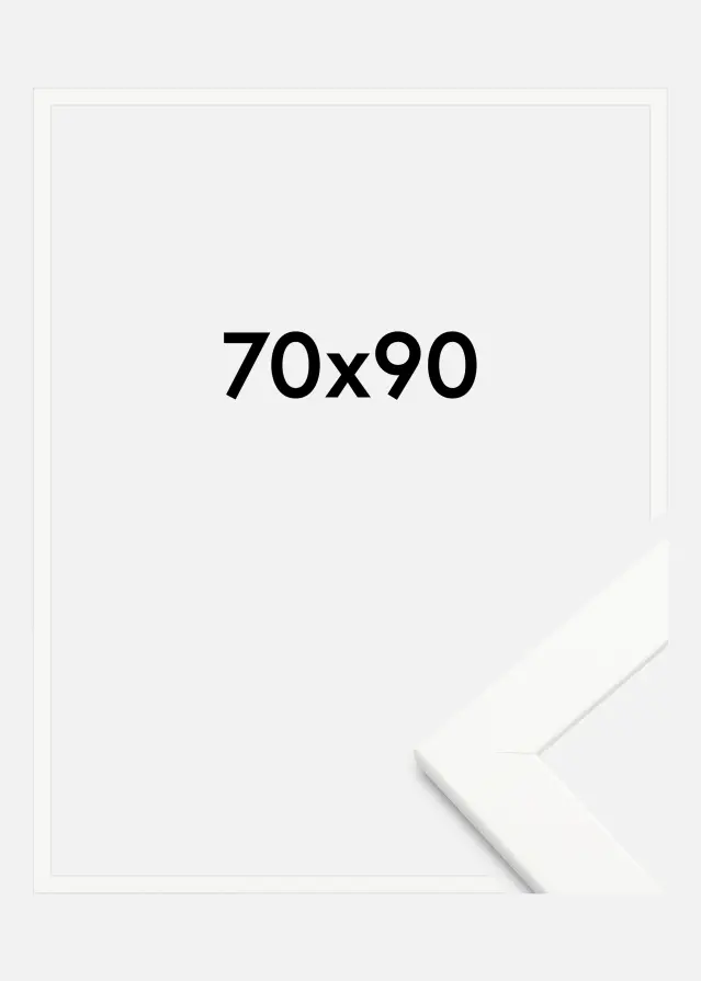 Keret Trendline Akrilüveg Fehér 70x90 cm