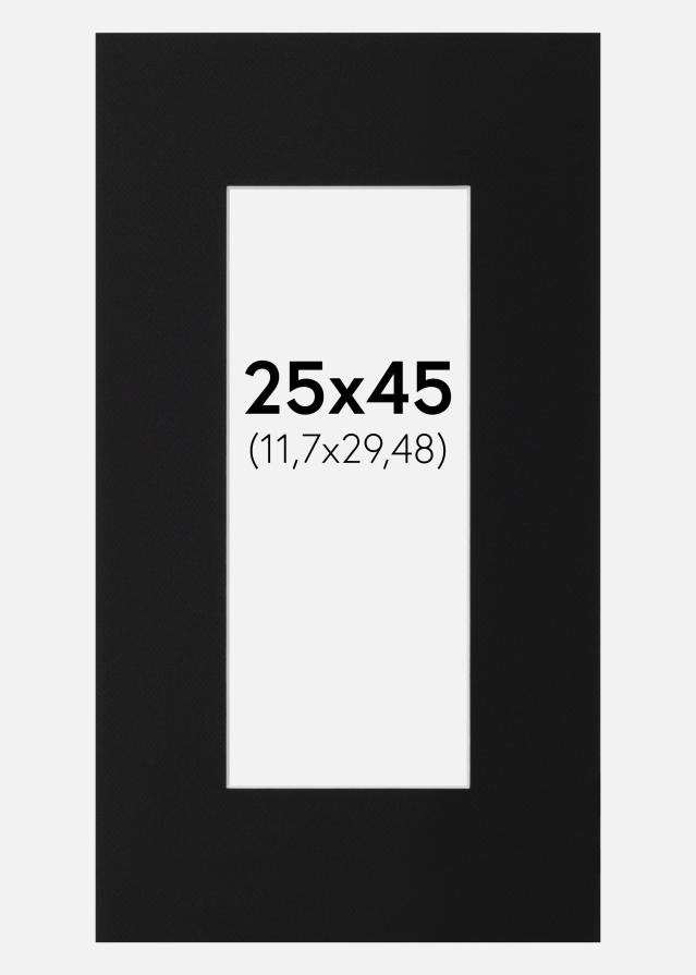 Paszpartu Fekete Standard (Fehér Mag) 25x45 cm (11,7x29,48)