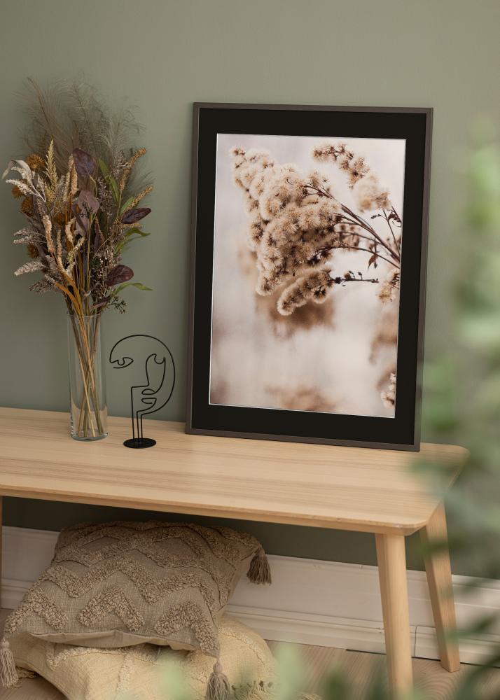 Keret Edsbyn Grafit 20x30 cm - Paszpartu Fekete 15x21 cm (A5)