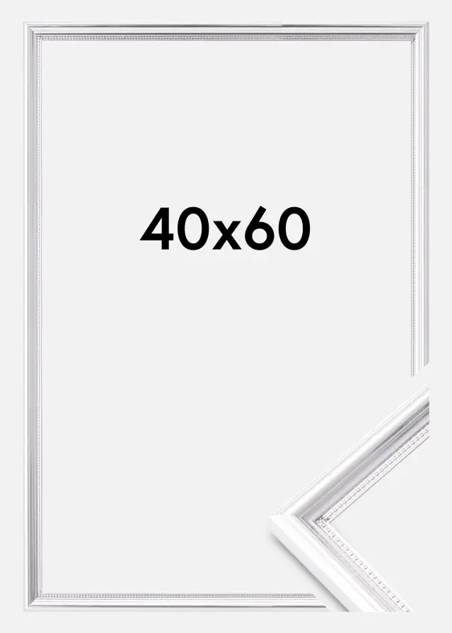 Keret Gala Akrilüveg Ezüst 40x60 cm