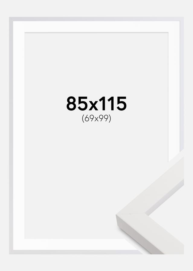 Blocky Fehér 85x115 cm - Paszpartu Fehér 70x100 cm