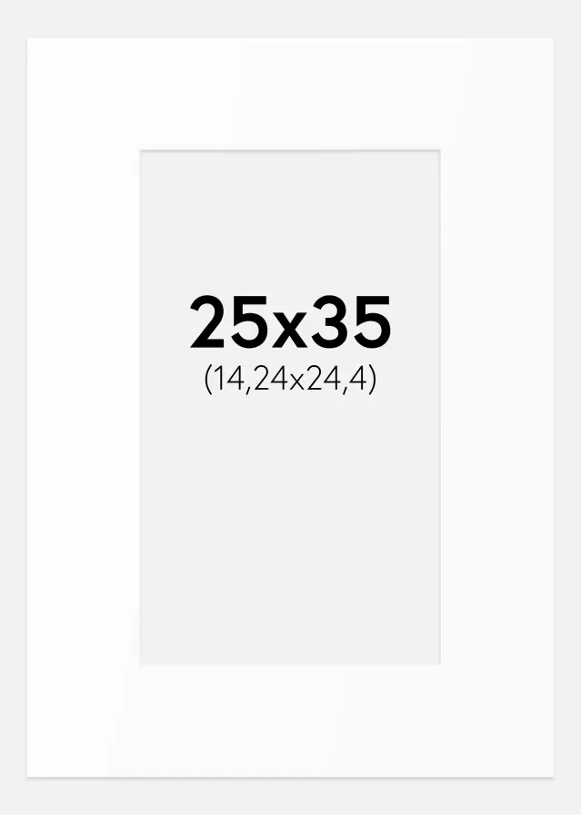 Paszpartu Standard fehér (fehér mag) 25x35 cm (14,24x24,4)