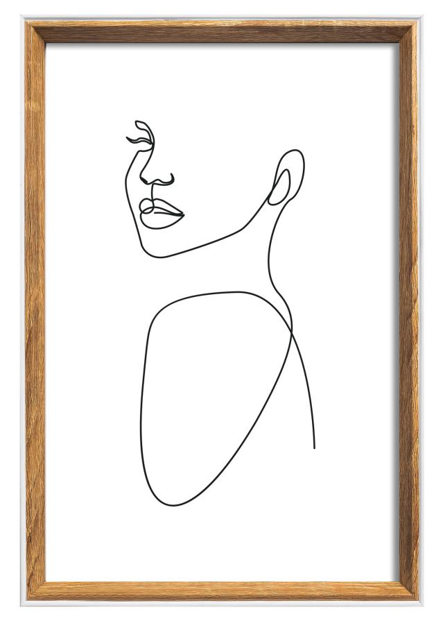 Keret Silhouette Dió 20x30 cm