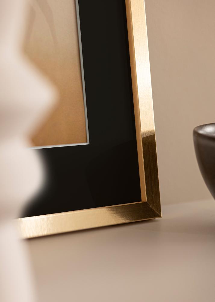 Keret Trendy Arany 20x25 cm - Paszpartu Fekete 14x18 cm