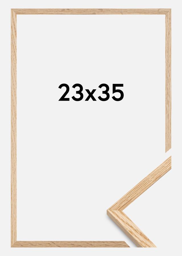 Keret Vékony Tölgy Akrilüveg 23x35 cm