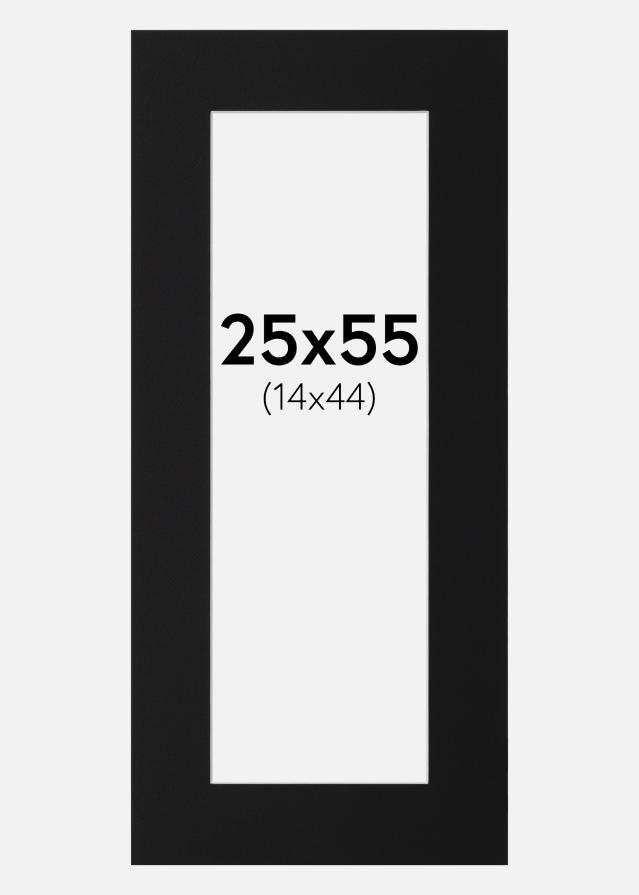 Paszpartu Fekete Standard (Fehér Mag) 25x55 cm (14x44)