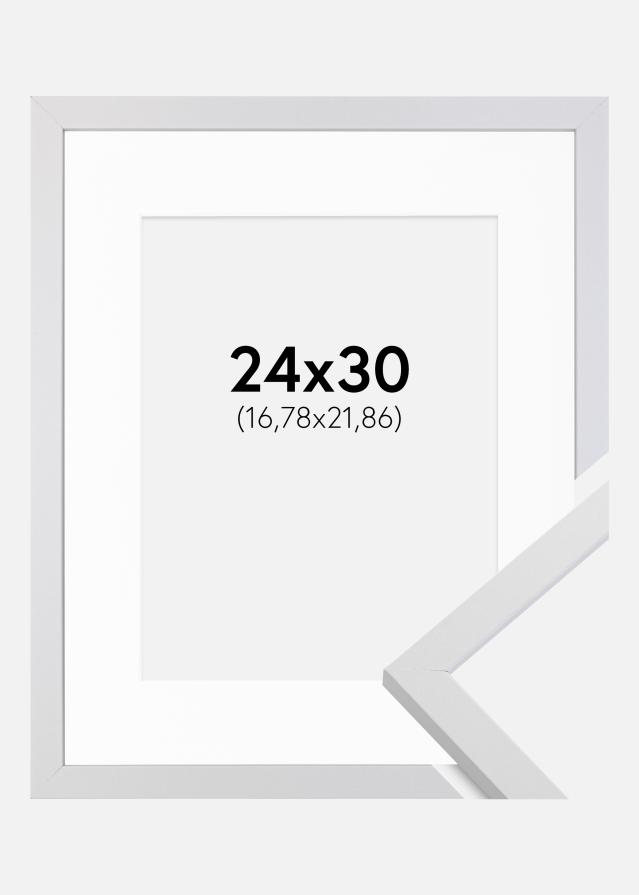 Keret Trendy Fehér 24x30 cm - Paszpartu Fehér 7x9 inches