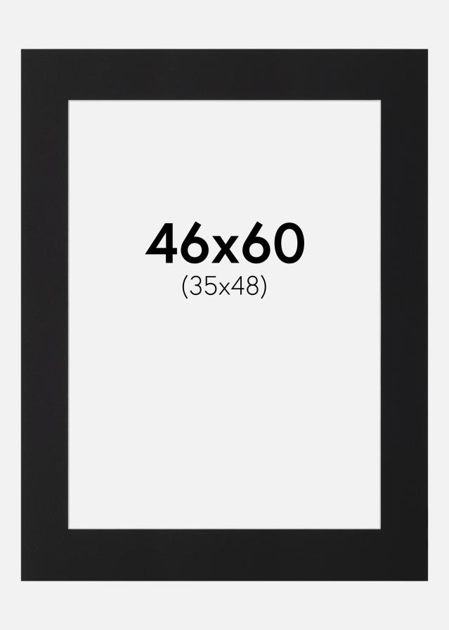 Paszpartu Fekete Standard (Fehér Mag) 46x60 cm (35x48)