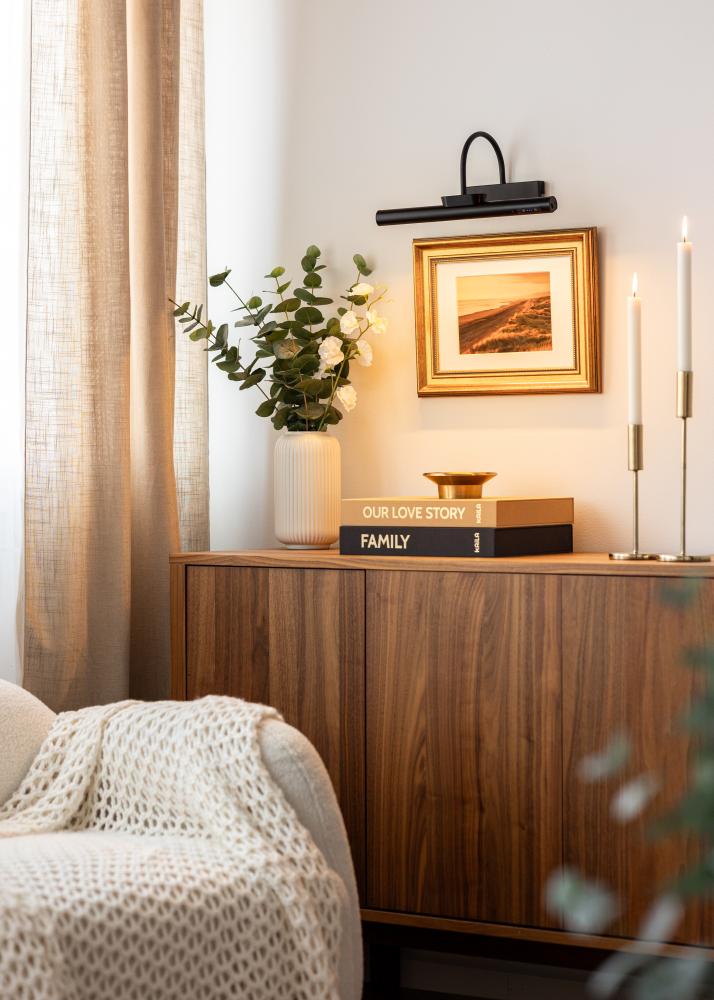 KAILA Spark Elemes Képmegvilágítás 35 cm - Fekete