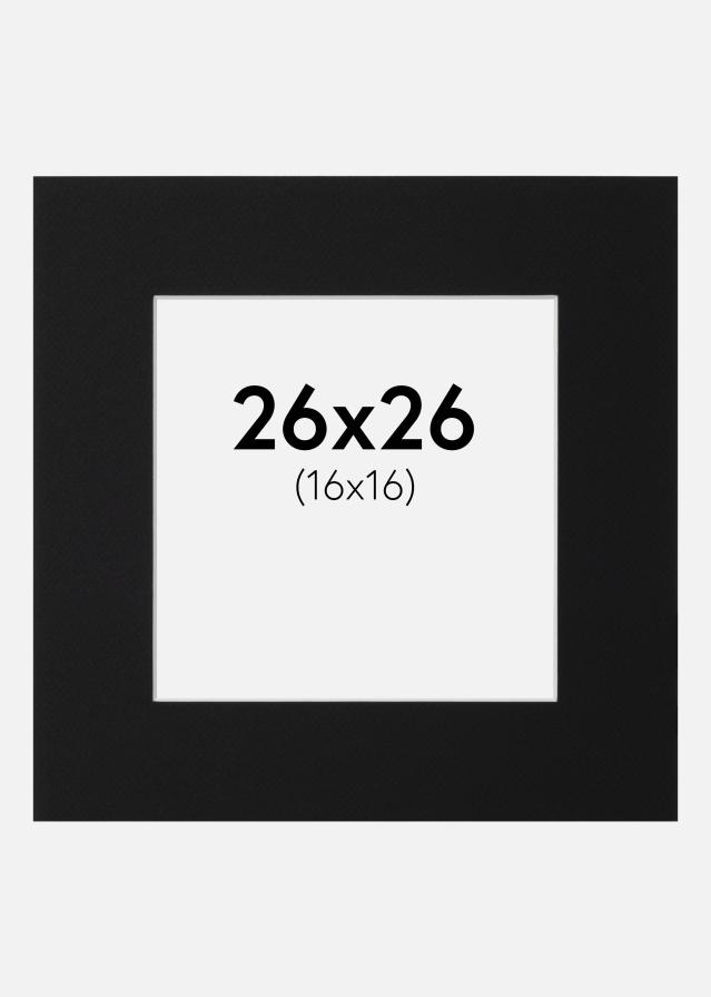 Paszpartu Fekete Standard (Fehér Mag) 26x26 cm (16x16)