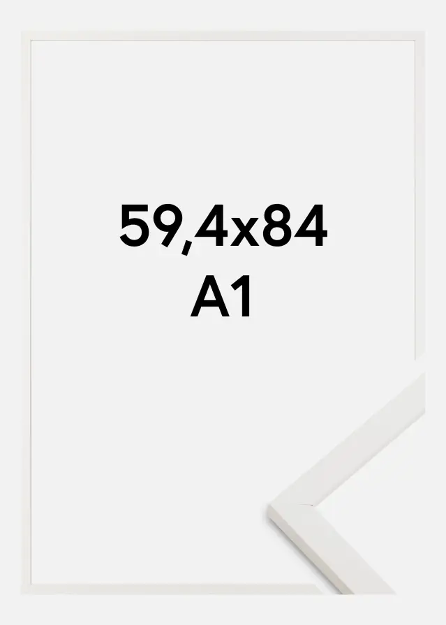 Keret Trendy Akrilüveg Fehér 59,4x84,1 cm (A1)