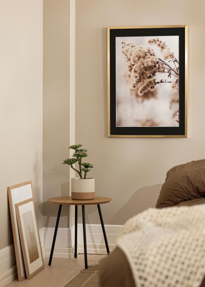 Keret Trendy Arany 20x25 cm - Paszpartu Fekete 14x18 cm