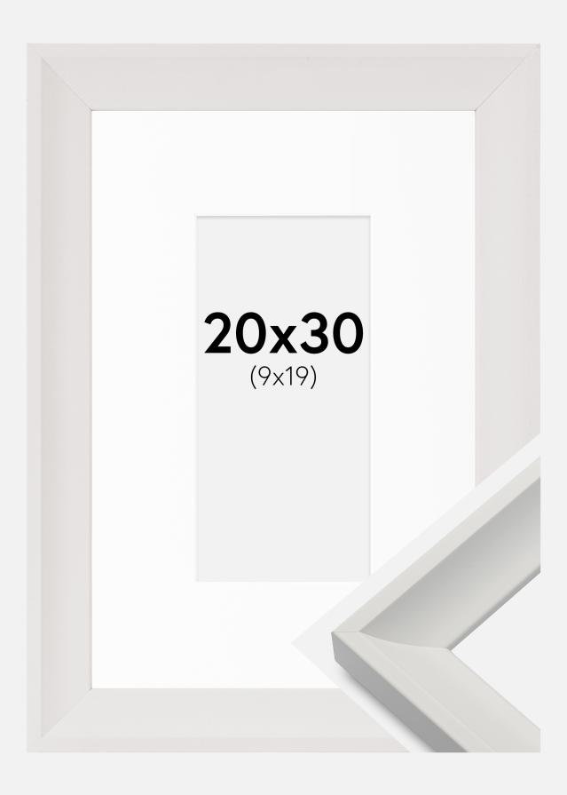 Keret Öjaren Fehér 20x30 cm - Paszpartu Fehér 10x20 cm