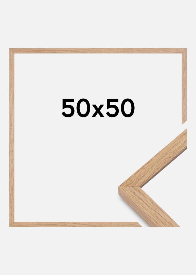 Keret Montgomery Matt Tükröződésmentes üveg Tölgy 50x50 cm