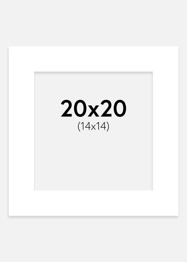 Paszpartu Krétafehér 20x20 cm (14x14 cm)
