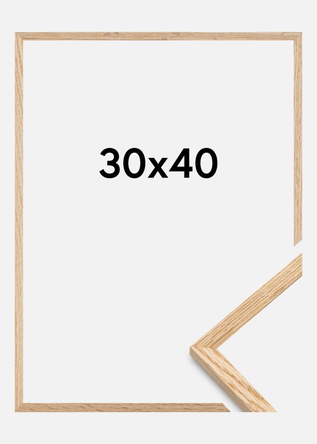 Keret Vékony Tölgy Akrilüveg 30x40 cm