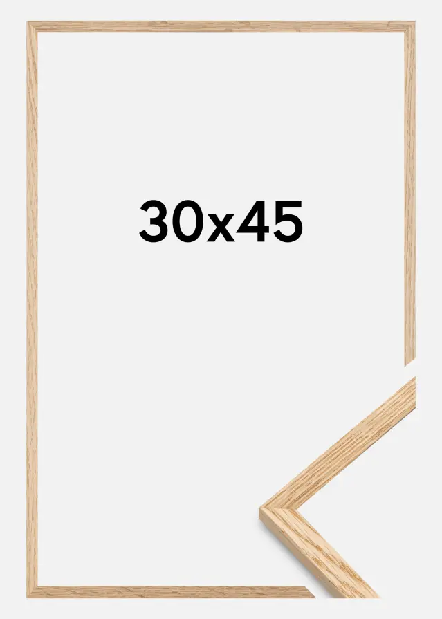 Keret Vékony Tölgy Akrilüveg 30x45 cm