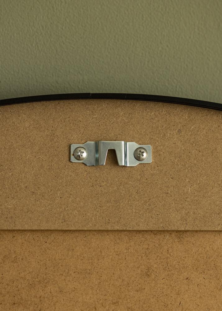 Tükör Modern Fekete 80 cm Ø