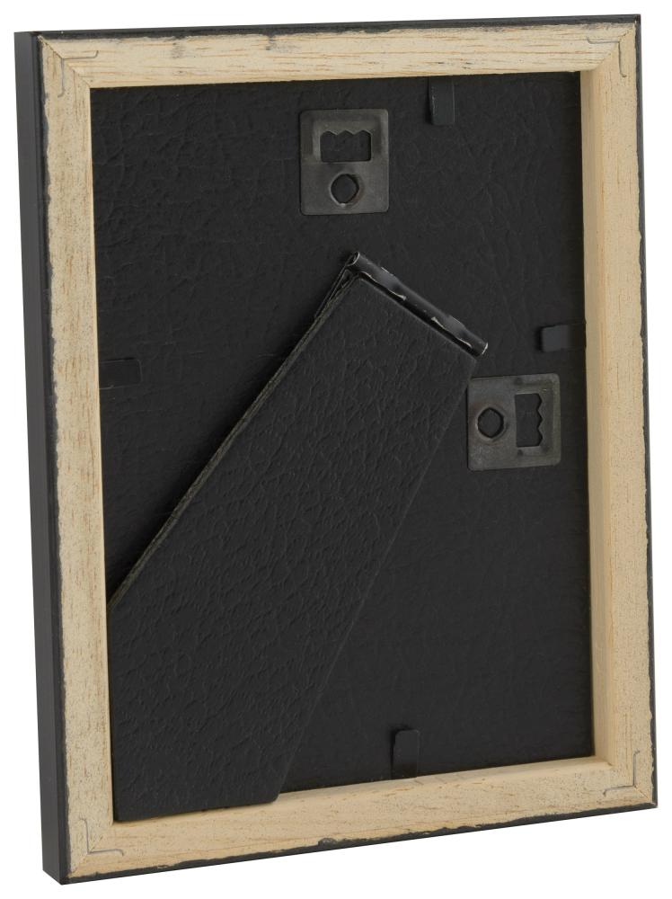 Keret Slim Matt Tükröződésmentes üveg Fekete 9x12 cm