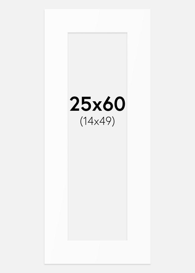 Paszpartu Standard fehér (fehér mag) 25x60 cm (14x49)