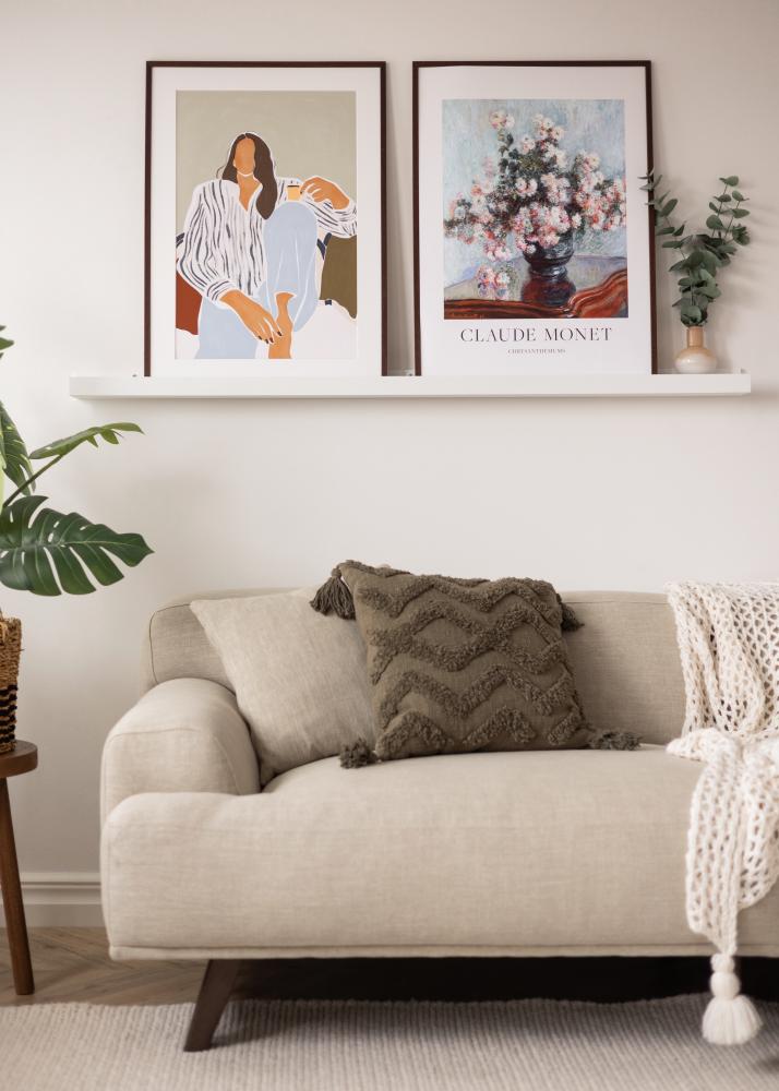 KAILA Képtartó Polc Fehér 140 cm