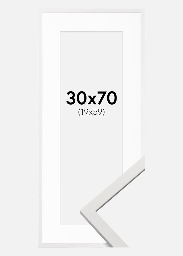 Keret Edsbyn Fehér 30x70 cm - Paszpartu Fehér 20x60 cm