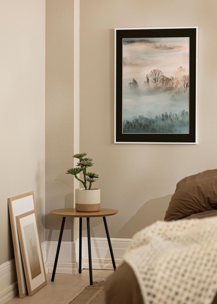 Keret New Lifestyle Fehér 70x100 cm - Paszpartu Fekete 24x36 inches