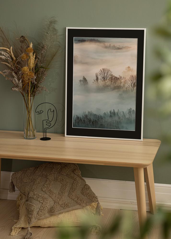 Keret New Lifestyle Fehér 70x100 cm - Paszpartu Fekete 24x36 inches