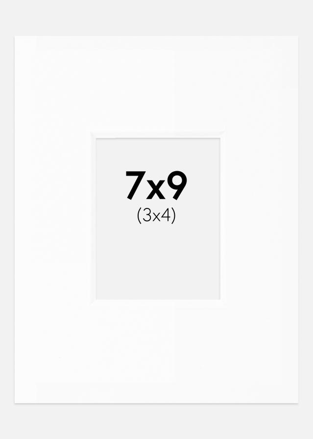 Paszpartu Fehér Standard Fehér él 7x9 cm (3x4)