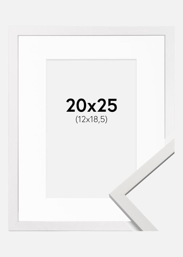 Keret Edsbyn Fehér 20x25 cm - Paszpartu Fehér 13x19,5 cm