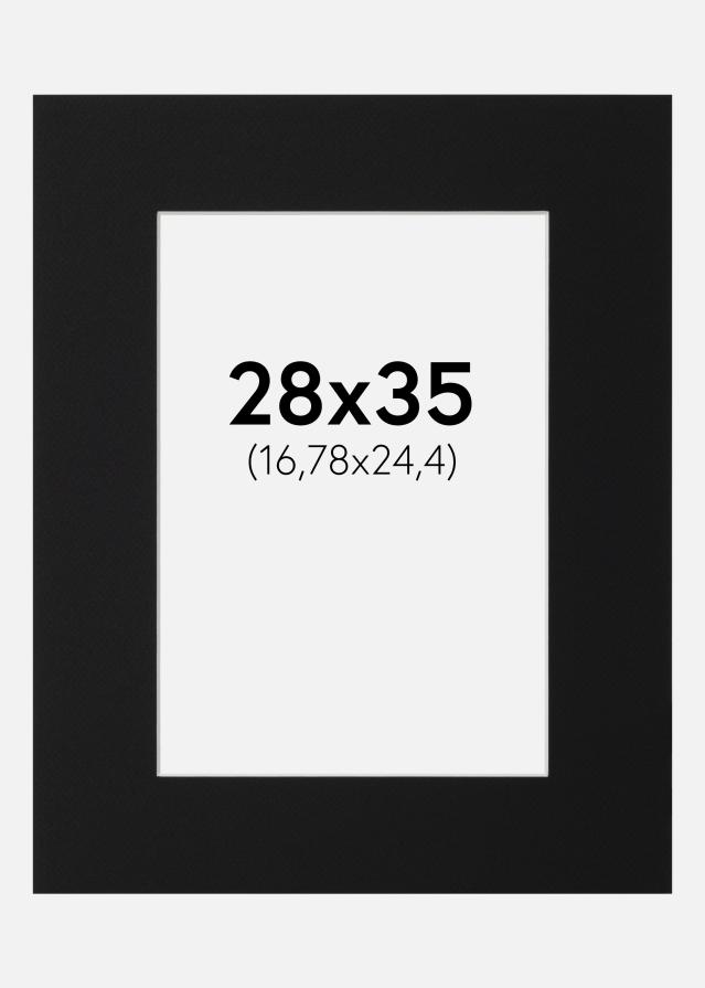 Paszpartu Fekete Standard (Fehér Mag) 28x35 cm (16,78x24,4)