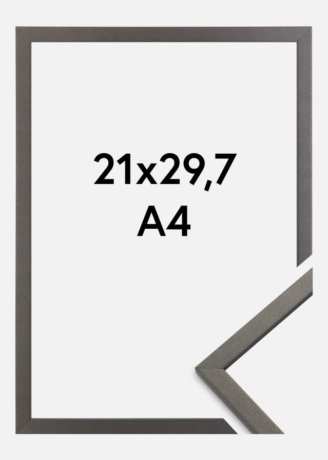 Keret Edsbyn Akrilüveg Grafit 21x29,7 cm (A4)