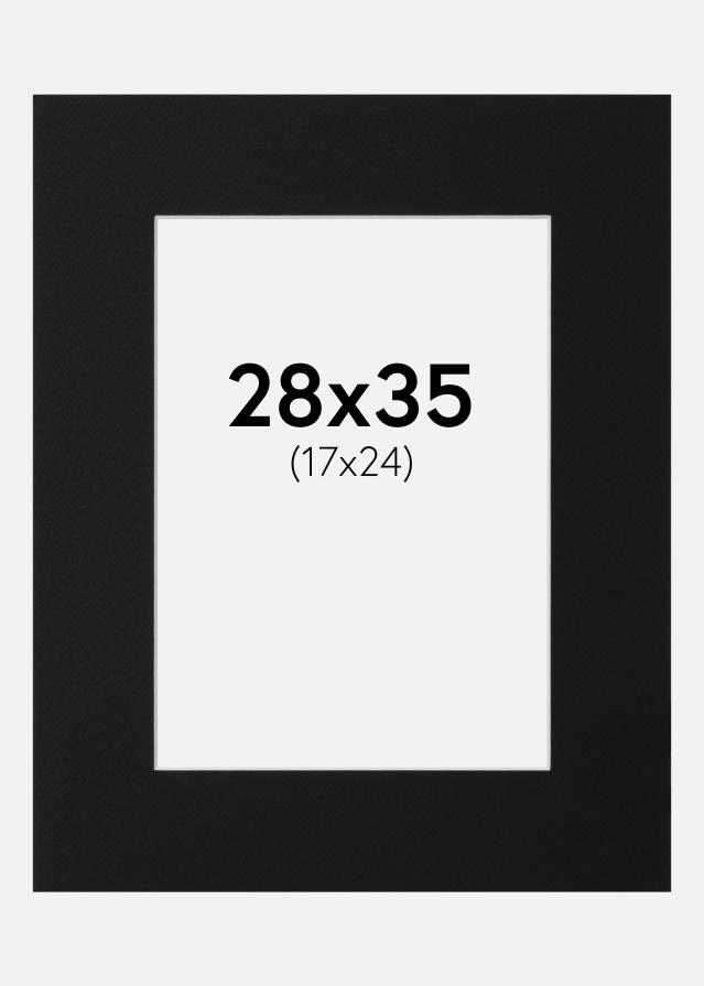 Paszpartu Fekete Standard (Fehér Mag) 28x35 cm (17x24)