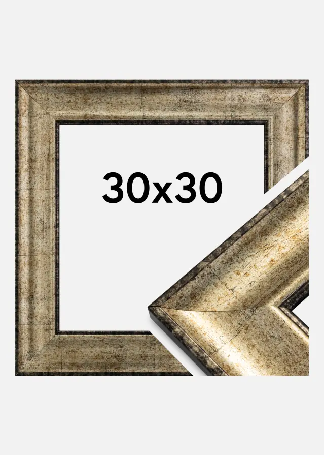 Keret Saltsjöbaden Antik arany 30x30 cm