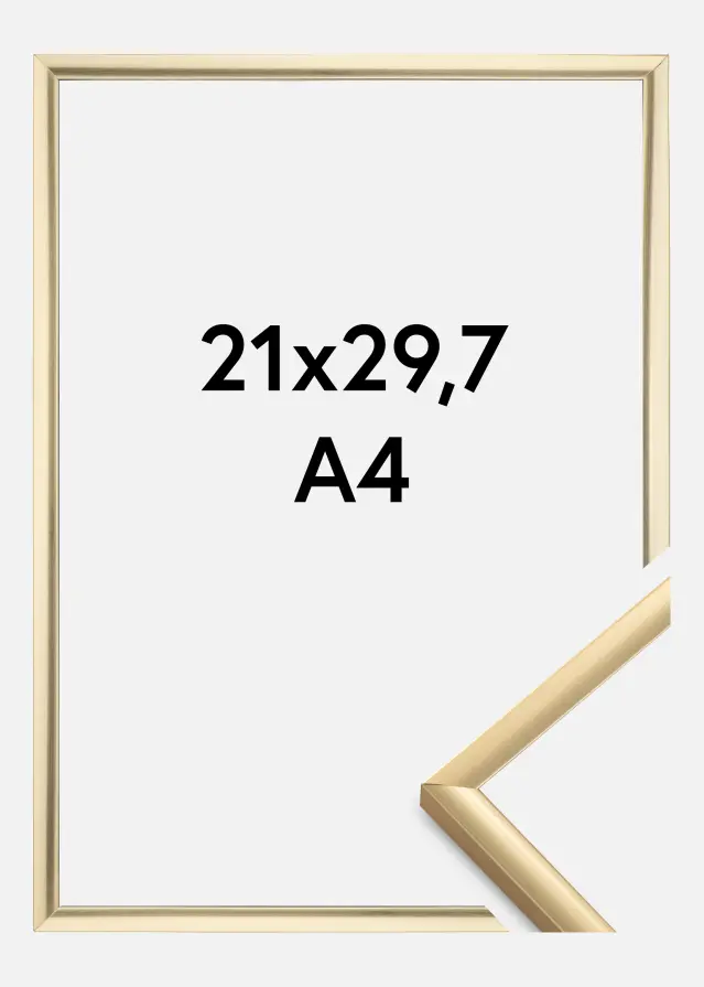 Keret New Lifestyle Akrilüveg Arany 21x29,7 cm (A4)