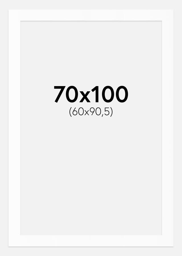 Paszpartu Fehér Standard Fehér él 70x100 cm (60x90,5)
